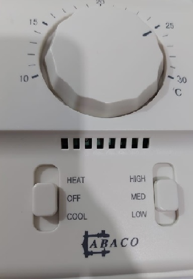 Termostato F&C 115-230V, Frío/calor, 3 vel